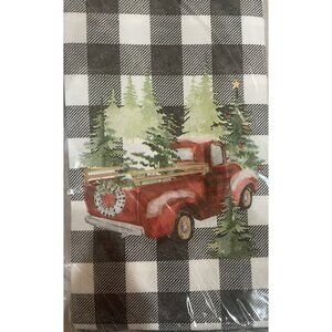 Christmas-“Holiday Woods” Truck Party  Paper Napkins 16ct 2 Ply 12.75” X 15.43”